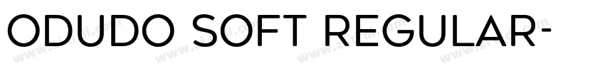 Odudo Soft Regular字体转换